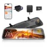 WOLFBOX G840S 12-Inch 4K Smart Mirror Dash Cam with Split-Screen Display