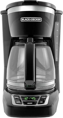 Black+Decker 12-Cup Digital Programmable Drip Coffee Maker with Sneak-A-Cup