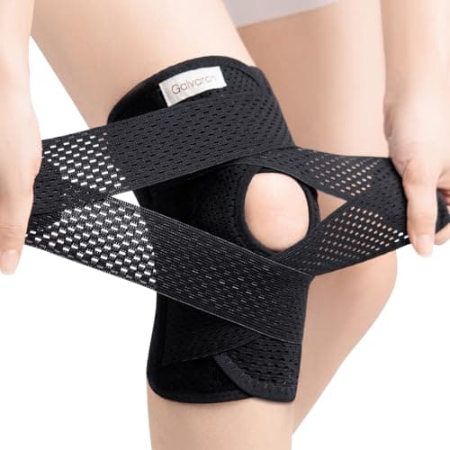 Galvaran Adjustable Knee Brace with Side Stabilizers and Patella Pad