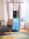 Generic 8L Smart Top Fill Cool Mist Humidifier with Remote and Ambient Light