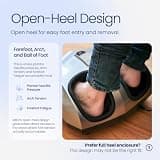 Miko Deep-Kneading Shiatsu Foot Massager Machine with Rolling and Heat Therapy