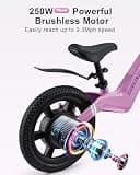 GROWNEER 14-Inch Lightweight Electric Balance Bike with Magnesium Alloy Frame