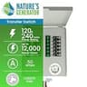 Reliance Controls Pro/Tran2 50-Amp 10-Circuit Manual Transfer Switch For Home Backup