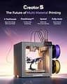 FLASHFORGE Creator 5 Industrial CoreXY 3D Printer with 4 Independent Toolheads