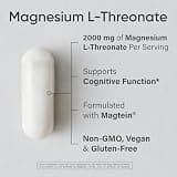 Sports Research Magnesium L-Threonate 2000mg Capsules for Advanced Memory and Sleep