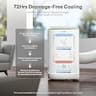 ZAFRO Smart Inverter 14,000 BTU Dual Hose Portable Air Conditioner Unit