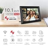 akimart 10.1-Inch Smart WiFi Digital Photo Frame with Calendar Synchronization