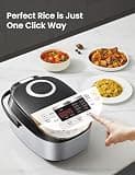 COMFEE' 12-Cup Fuzzy Logic Portable Rice Cooker with 11 Cooking Presets