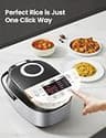 COMFEE' 12-Cup Fuzzy Logic Portable Rice Cooker with 11 Cooking Presets