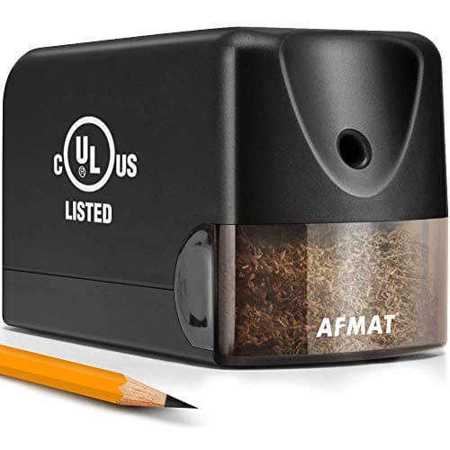 AFMAT PS13 Heavy Duty Electric Pencil Sharpener with Upgraded Helical Blade