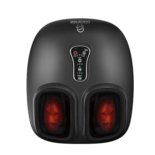 COMFIER Shiatsu Foot Massager with Fast Heat Kneading Rolling Compression