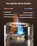 AERZY 18L Smart Ultrasonic Dual Mist Tower Humidifier for Large Spaces