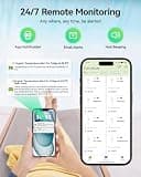 MOCREO Long-Range WiFi Remote Thermometer and Alarm Hub System for Freezers