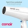 Conair Double Ceramic 1875W Lightweight Hair Dryer with Styling Diffuser