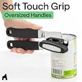 Gorilla Grip Heavy Duty Stainless Steel Smooth Edge Manual Can Opener Tool