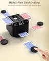 INNCNN 2-in-1 USB-C Rechargeable Card Shuffler and Dealer with Remotes
