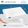 Bluewave Bedding Ultra Slim Gel-Infused Memory Foam Pillow, 2.75-Inch