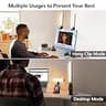 yAyusi Dual-Lamp Video Conference Lighting Setup with 360-Degree Rotation