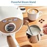 XIXUBX 20-Bar Compact Espresso Maker with PID Temperature Control and Manual Milk Frother
