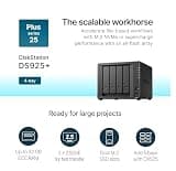 Synology DiskStation DS925+ 4-Bay Network Attached Storage Enclosure