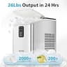 Aeitto Countertop Bullet Ice Maker with Two Ice Sizes and Auto Self-Cleaning