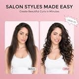 Ufree 5-in-1 Interchangeable Ceramic Curling Wand and Flat Iron Stylers