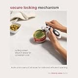 Zyliss Lock N' Lift Ergonomic Manual Can Opener with Lid Lifter Magnet