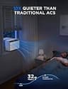 Midea 12,000 BTU U-Shaped Smart Inverter Window Air Conditioner Series
