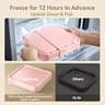 Felizbebe Rolled Ice Cream Maker Plate with Storage Lid and Spatulas