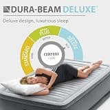 Intex Dura-Beam Deluxe 13-Inch Twin Air Mattress with Included Carry Bag