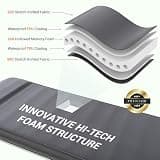 Elegear 4-Inch Air & Foam Self-Inflating Sleeping Pad with Built-In Pump