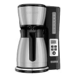 BLACK+DECKER 12-Cup Thermal Programmable Coffee Maker with Vortex Technology CM2046S