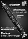 Aquasonic Black Series Ultra Whitening Sonic Electric Toothbrush Bundle
