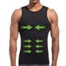 Lgtfy 4D Men's Slimming Body Shaper Chest Compression Vest Undershirt