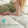 Bedlore Thick Bamboo Viscose Pillow Top Mattress Pad with Deep Pocket