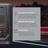 Escort Redline 360c Stealth Radar Detector & M2 Smart 1080p Dash Cam Bundle
