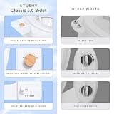TUSHY Classic 3.0 Adjustable Angle Bidet Toilet Seat Attachment System