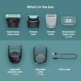 Philips Norelco Body Groomer 5000 Series BG5495/50 Dual-Sided Body Shaver