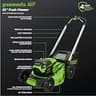 Greenworks Pro 60V 21-Inch Brushless Cordless Push Lawn Mower with 5.0Ah Battery