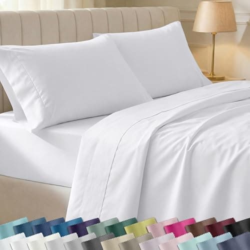 California Design Den 400 Thread Count 100% Cotton Sateen Deep Pocket Queen Sheet Set