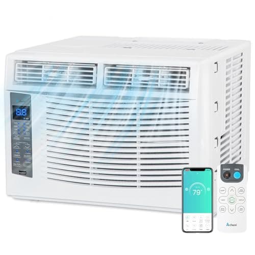 ACHAZEL 6,000 BTU Smart Window Air Conditioner with App and WiFi Control