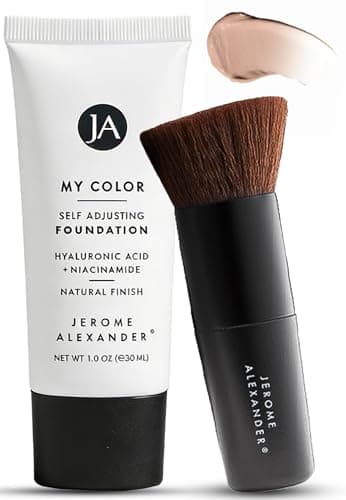 Jerome Alexander My Color Self-Adjusting Anti-Aging Foundation with Brush