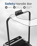 Viamotion Incline Walking Pad with Foldable Handlebar and 4-Degree Fixed Incline