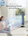 DREO 42-Inch High Velocity Tower Fan with LED Display and Quiet Operation