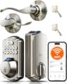 Veise VE012W-B Built-in Wi-Fi Fingerprint Smart Lock with Handle Set
