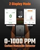 TOPTES CT-913 Handheld Carbon Monoxide Detector with Color Display