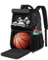 LOINTET Basketball Bag Backpack with 11 Compartments and Foam Padding