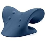 RESTCLOUD Dark Blue Cervical Traction Device for Neck Posture Correction