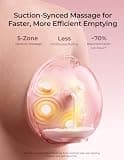 Momcozy Wellness 1 Smart Wearable Breast Pump with Warm-Massage Technology