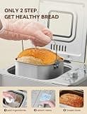 Neretva 20-in-1 Automatic Bread Maker with Dual Heaters and Ceramic Pan